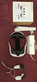 Meta Quest 3 - 128 GB VR headset + BoboVR headstrap - 3