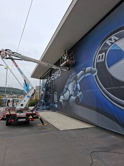 Prenájom plošina s obsluhou 21m - 3