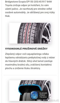 Letné pneumatiky 205 45 17 - 3