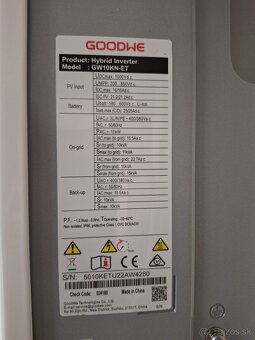Predám hybridný menič 10 kW , 3 fázový NOVÝ - 3