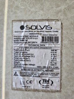 Fotovoltaicke panely 255W - 3
