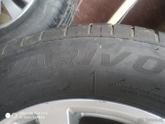 Original disky Mercedes 5x112 R16 s novymi letnymi pneu - 3