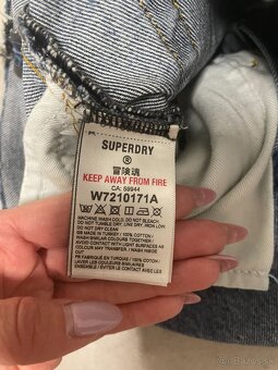 Riflová sukna SUPERDRY vel. XS/34 - nová - 3