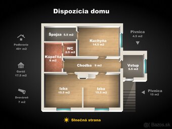 Rodinný dom s veľkým pozemkom - 20 min. od Košíc - 3