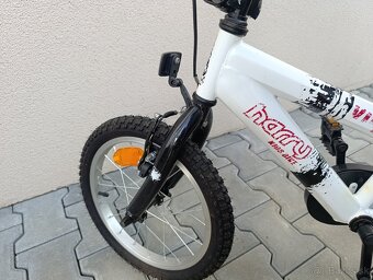 Detský bicykel 16 + pomocné kolieska - 3
