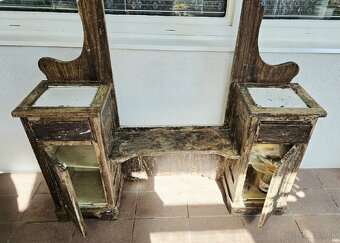 predám starý toaletný stolík skrinka - 3