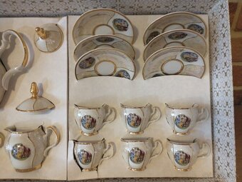 karvolarský porcelán, zlatá zuzana, štamperlíky - 3