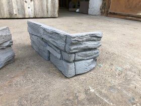 Obklad (betónový) kameň - šedý - 3