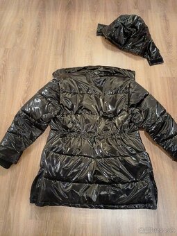 Čierna zimná bunda, Pull&Bear XS, málo nosená - 3