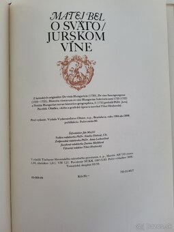 Matej Bel - O svätojurskom víne - 3