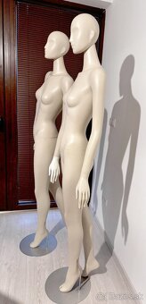 2 Figuríny dámske - farba krémová matná - 3