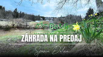 Záhrada s chatkou, 2202 m2, Špania Dolina - 3