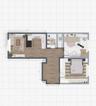 TOP - 3i tehlový byt Nová Dubnica - spolu 65m² - 3