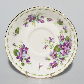 predané Royal Albert Porcelánový dvojset - Fialky - 3