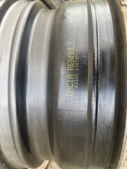 Originál plech.disky 6,5Jx16 rozteč5x114,3 ET50 DACIA DUSTER - 3