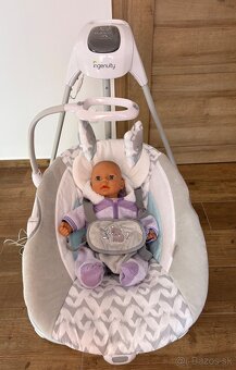 Ingenuity Hojdačka veľká s vibrujúcim húpatkom - 3