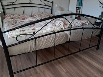 Manželská kovova postel - 3