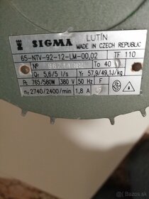 Sigma obehové čerpadlo Typ 65 NTV 92 - 12, 400 V - 3
