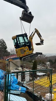 Zemné, výkopové a demolačné práce minibagrom - 3