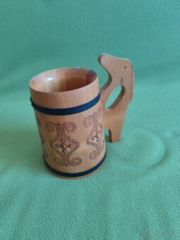 Čaše drevené - retro - 3