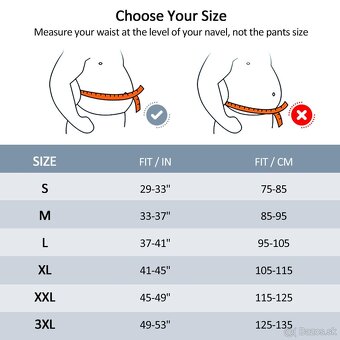 Chrbtový popruh Support Belt S M L XL XXL chrbtová ortéza s - 3