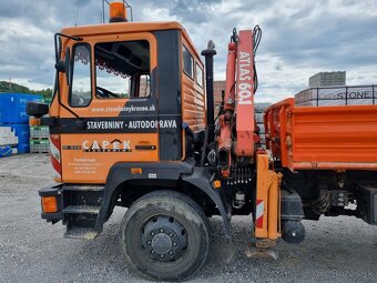 MAN 4X4 13/222 s hydraulickou rukou atlas/sklápač - 3