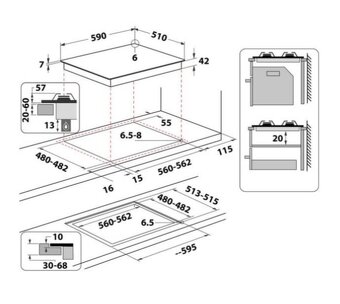 Plynová sklokeramická varná platňa - 3