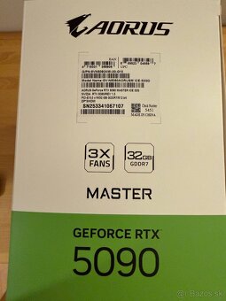 GIGABYTE AORUS NVIDIA GeForce RTX 5090 MASTER ICE 32G - 3