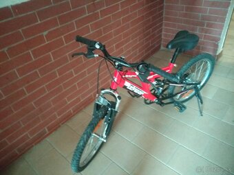Predám detský bicykel Olpran Buddy 20" červená/čierna - 3