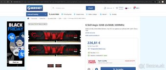 G.SKILL 32GB KIT DDR4 3200 MHz CL16 Gaming series - 3