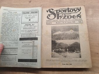 Športový týždeň - šport a automobilizmus 1929, 31.čísiel - 3