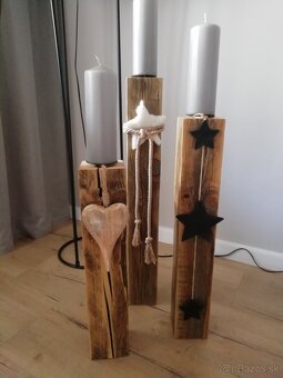 SADA SVIETNIKOV výška 70 / 60 / 50cm - 3