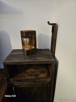 Lampa zo starých hranolov 2ks - 3