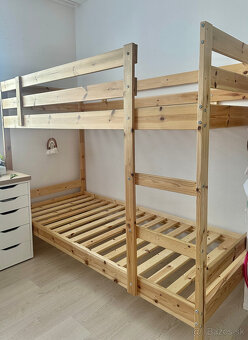 IKEA MYDAL - drevený rám detskej poschodovej postele - 3
