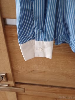 Retro jeans košeľové body M - 3