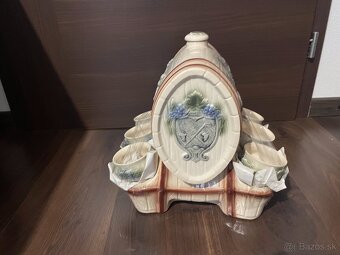 Predam keramicky sudok so 6 poharmi s polovnickou tematikou - 3