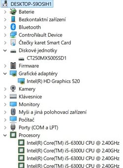 ▼DELL Latitude 5580 - 15,6" / i5-6300U / 8GB / SSD / ZÁR▼ - 3