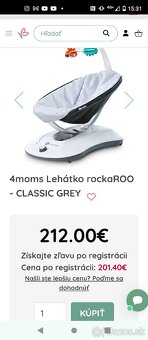 Lehátko rockaroo 4moms - 3