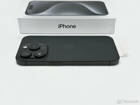 Apple iPhone 15 Pro 128GB Titanium Black Neaktivovaný Záruke - 3