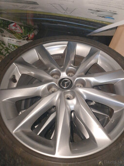 Predám 4ks  18" hlinikove disky+letné pneumatiky Michelin - 3
