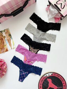 Victoria’s Secret Pink tanga nohavičky XS - 3