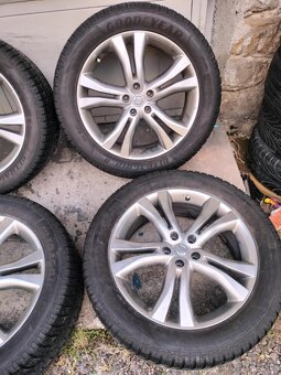 4ks alu disky orig. Nissan 5x114,3 R20 pneu 285/45 r20 - 3