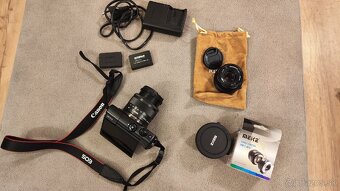 Bezzrkadlovka Canon EOS M100 + príslušenstvo - 3