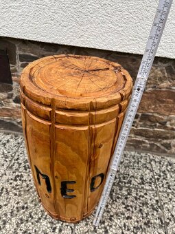 Drevený súdok na med - 3