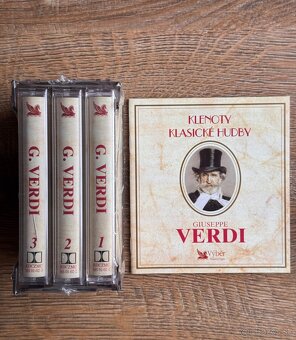 sada 3 ks audio kazet (MC) Giuseppe Verdi - 3
