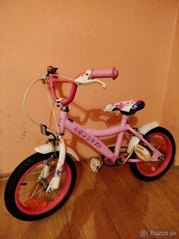 Detský bicykel 14 ružový - 3