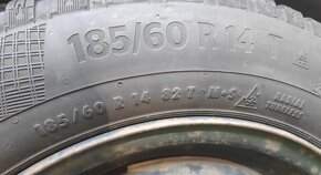 Zimné pneu Continental na diskoch  185/60/R14 - 3