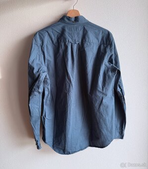 Zánovná košeľa Fjallraven Övik Solid Twill Shirt LS - 3