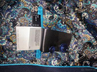 Tmavomodre sako Angelo Litrico SLIM FIT EUR 44 - 3