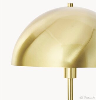 Stojacia lampa zlatej farby. - 3